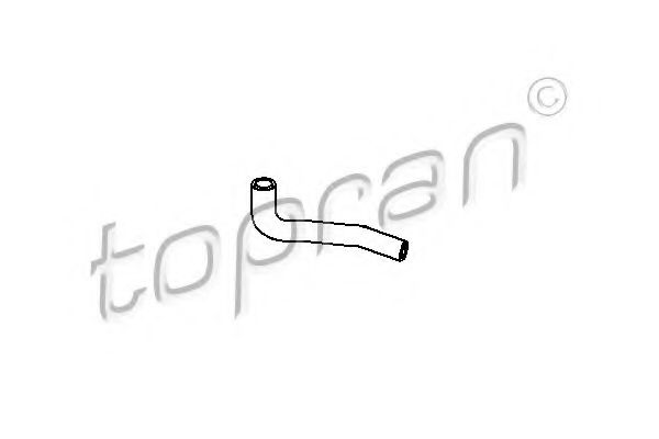 Патрубок радиатора TOPRAN 108 805