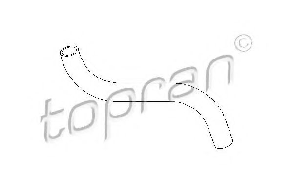 Патрубок радиатора TOPRAN 102 570