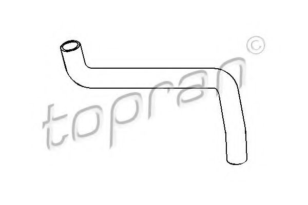 Патрубок радиатора TOPRAN 102 720