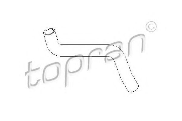 Патрубок радиатора TOPRAN 102 721