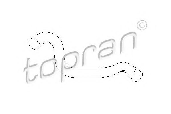 Патрубок радиатора TOPRAN 111 792