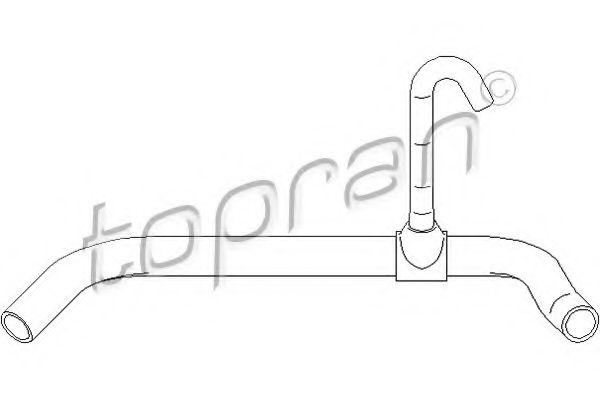 Патрубок радиатора TOPRAN 111 799