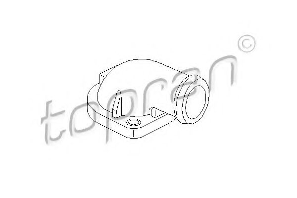 Фланец охлаждающей жидкости TOPRAN 107 307