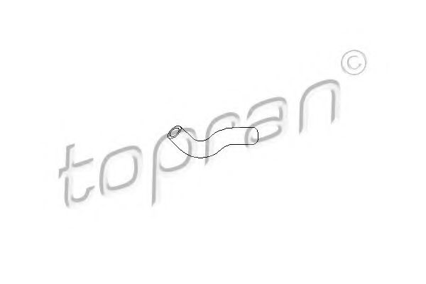 Патрубок радиатора TOPRAN 100 841