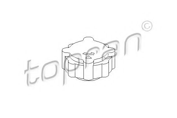 Крышка расширительного бачка TOPRAN 110 656