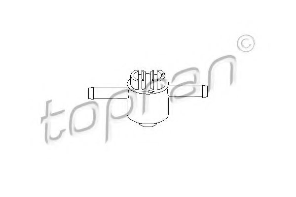 Клапан, топливный фильтр TOPRAN 102 730