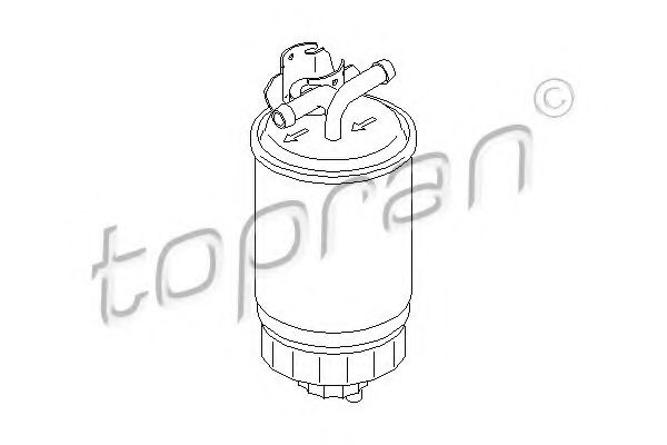 Топливный фильтр TOPRAN 102 732