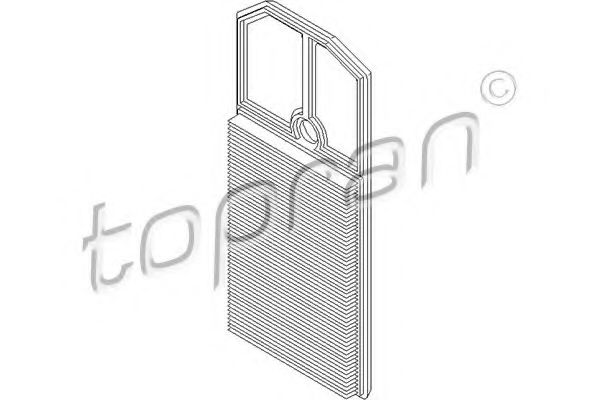 Воздушный фильтр TOPRAN 107 695