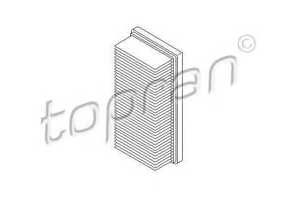 Воздушный фильтр TOPRAN 101 037