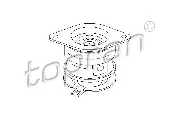 Подушка двигателя TOPRAN 103 015