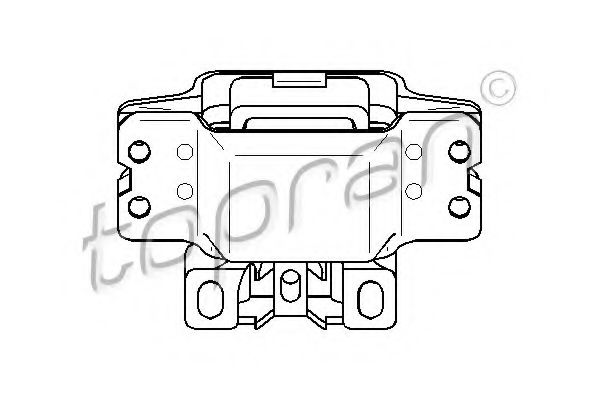 Подушка МКПП TOPRAN 110 761