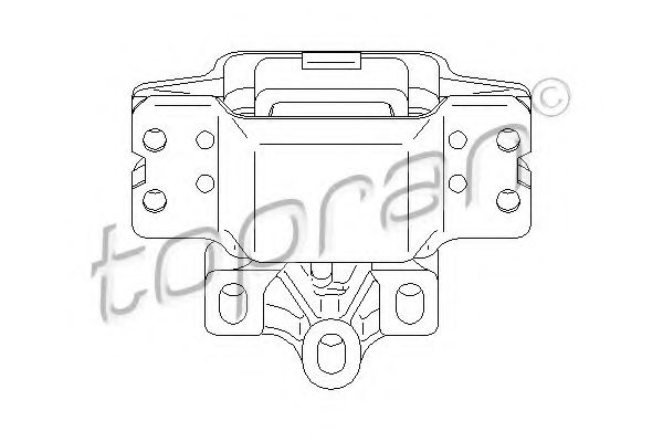 Подушка МКПП TOPRAN 110 130