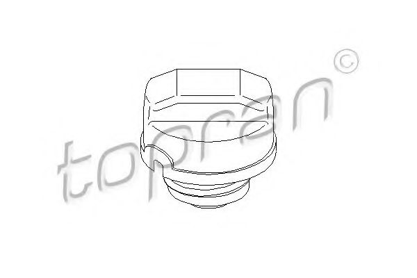 Крышка топливного бака TOPRAN 102 747