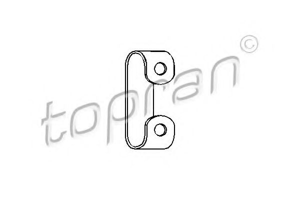 Монтажный комплект, труба выхлопного газа TOPRAN 102 748