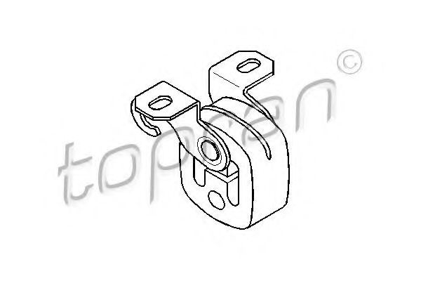 Кронштейн глушителя TOPRAN 110 138