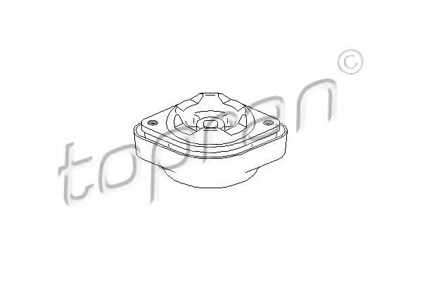 Подушка коробки передач TOPRAN 107 990