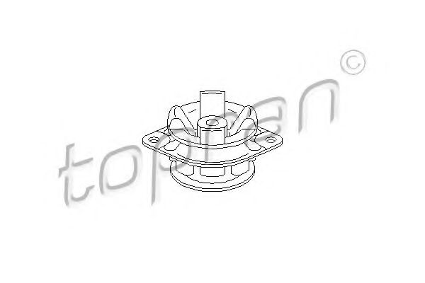 Подушка коробки передач TOPRAN 108 905