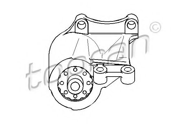 Подушка МКПП TOPRAN 104 052