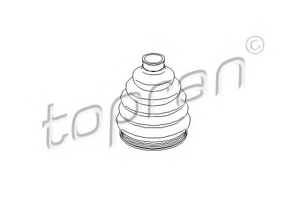Пыльник шруса TOPRAN 109 256