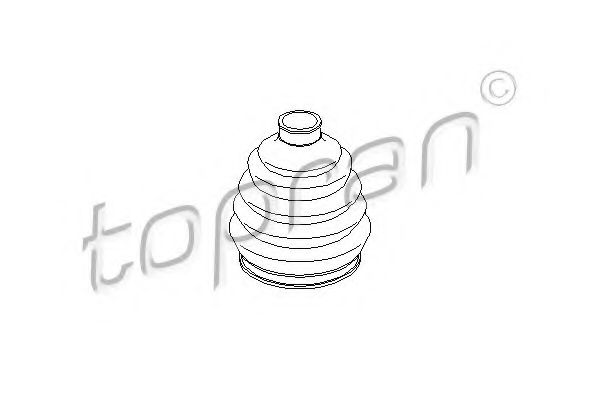 Пыльник шруса TOPRAN 109 411