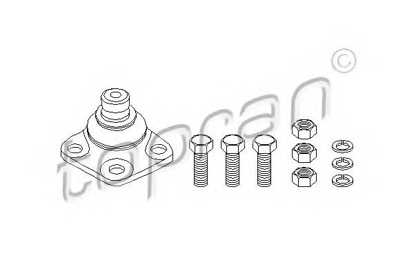 Шаровая опора TOPRAN 102 599