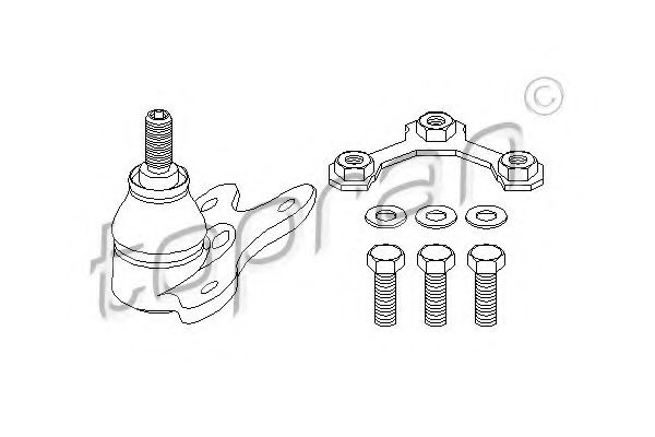 Шаровая опора TOPRAN 103 997