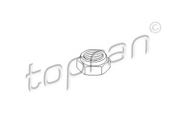 Конец вала, приводной вал TOPRAN 104 127