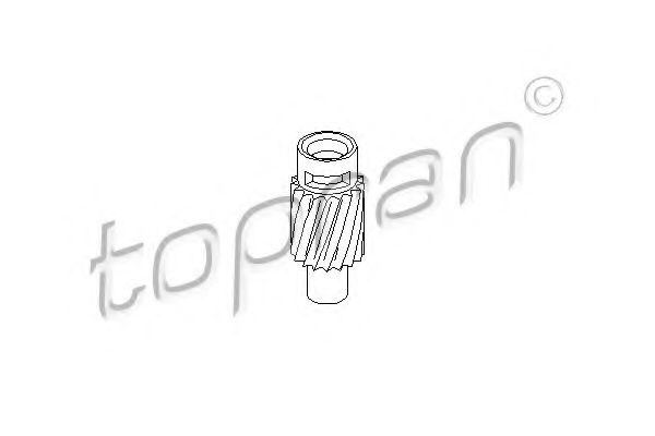 Тросик спидометра TOPRAN 107 399