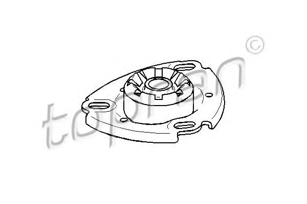 Опора амортизатора TOPRAN 103 673