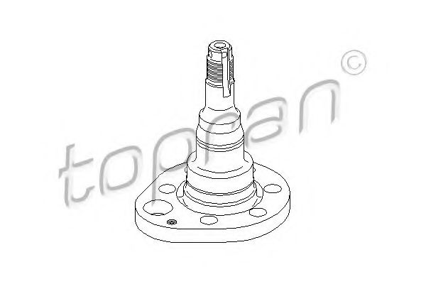 Ступица колеса TOPRAN 102 821