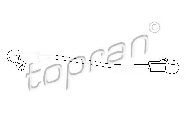 Шток вилки переключения передач TOPRAN 102 846