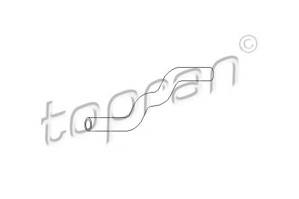 Патрубок радиатора TOPRAN 102 873
