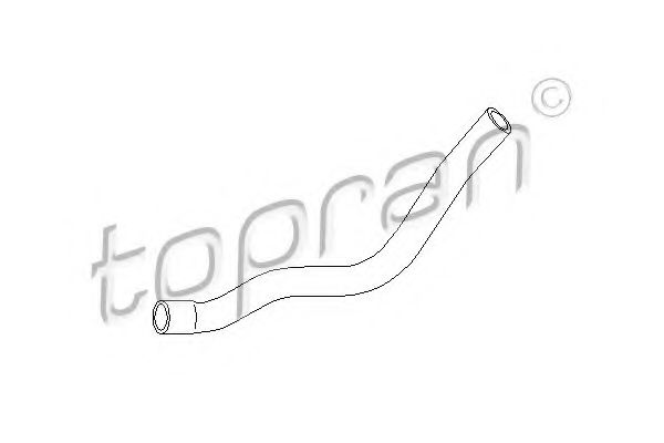 Патрубок радиатора TOPRAN 108 317