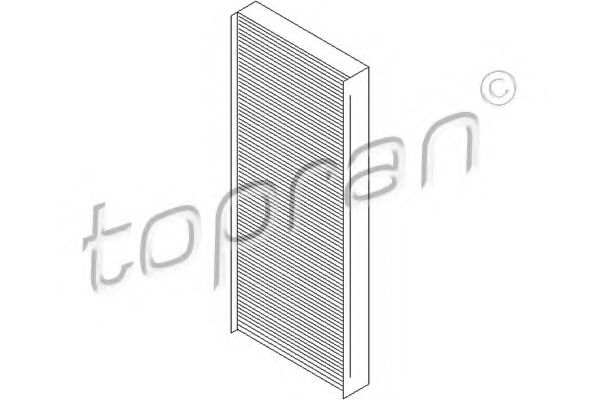 Фильтр салона TOPRAN 104 419