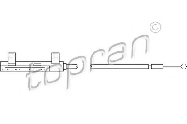 Трос замка капота TOPRAN 112 279