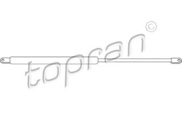 Амортизатор багажника TOPRAN 102 656
