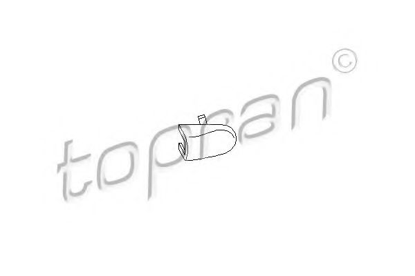 Крышка ручки двери TOPRAN 108 868