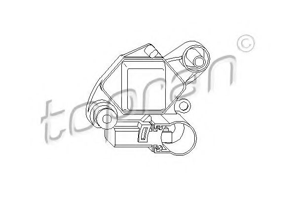 Реле регулятора генератора TOPRAN 107 825