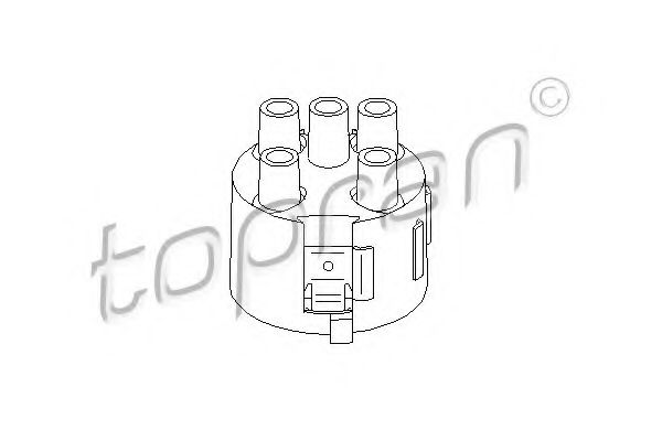 Крышка распределителя зажигания TOPRAN 100 277