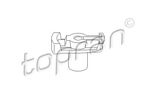 Бегунок распределителя зажигания TOPRAN 100 708