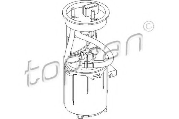 Топливный насос TOPRAN 110 852