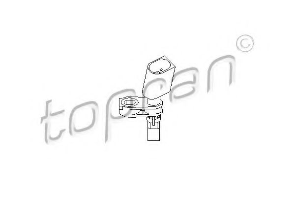 Датчик АБС TOPRAN 110 608
