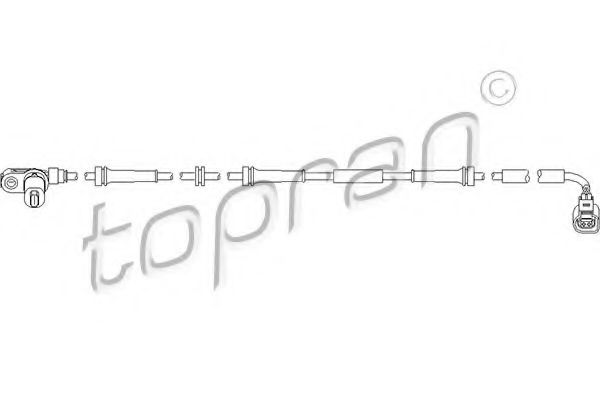 Датчик АБС TOPRAN 110 491