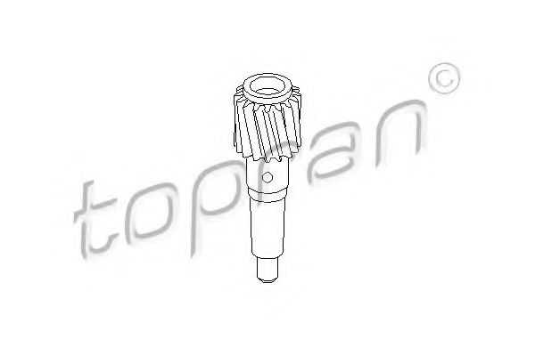 Угловая передача, тахометр TOPRAN 102 689
