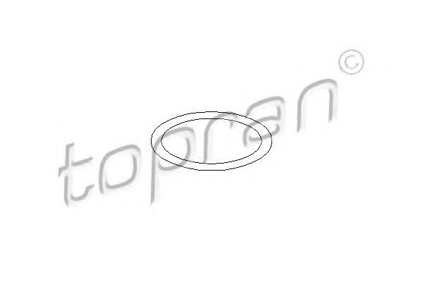 Прокладка, маслянный радиатор TOPRAN 104 526