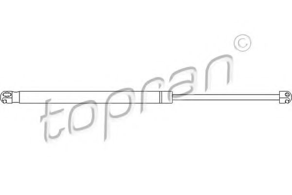 Амортизатор багажника TOPRAN 206 974