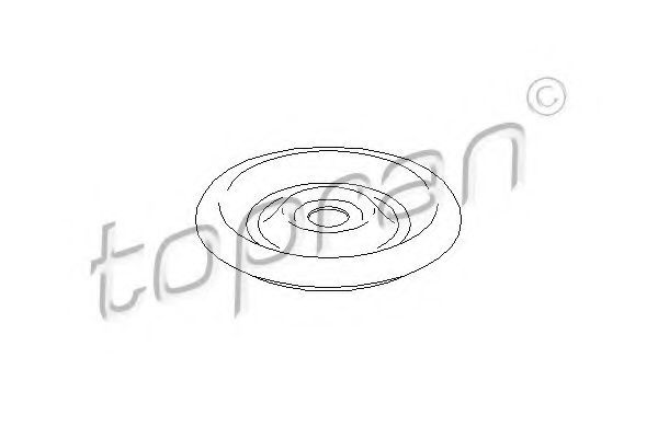 Опора амортизатора TOPRAN 205 465