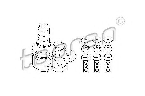 Шаровая опора TOPRAN 205 476