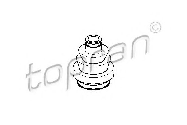 Пыльник шруса TOPRAN 205 482