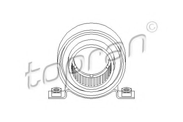 Подвесной подшипник карданного вала TOPRAN 200 786